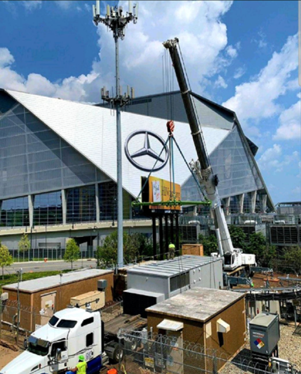 Kinetic Edge deployment outside Atlanta’s Mercedes-Benz Stadium